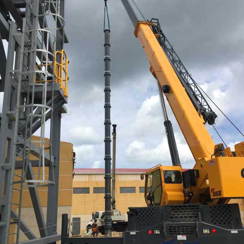CVLS handling crane Bahamas 