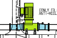 Pipe arrangement  Anti heeling